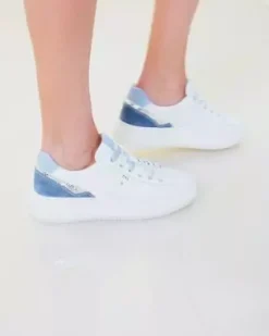 Nero Giardini Sneakers Donna in Pelle e Suede Celeste Hot