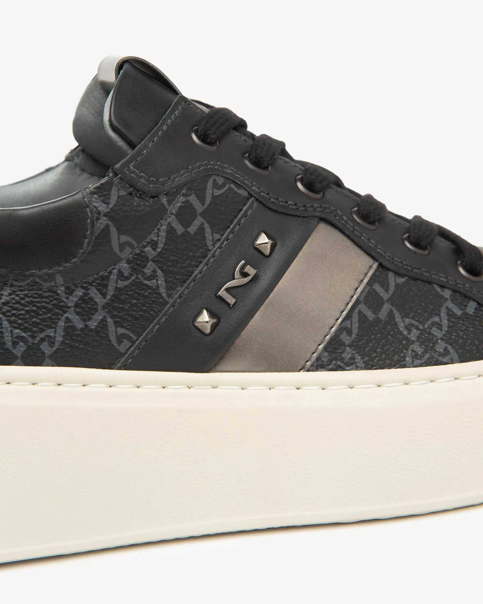 Nero Giardini Sneakers Donna in Pelle, Materiale Tecnico e Suede New