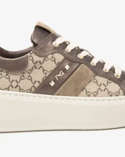 Nero Giardini Sneakers Donna in Pelle, Materiale Tecnico e Suede New