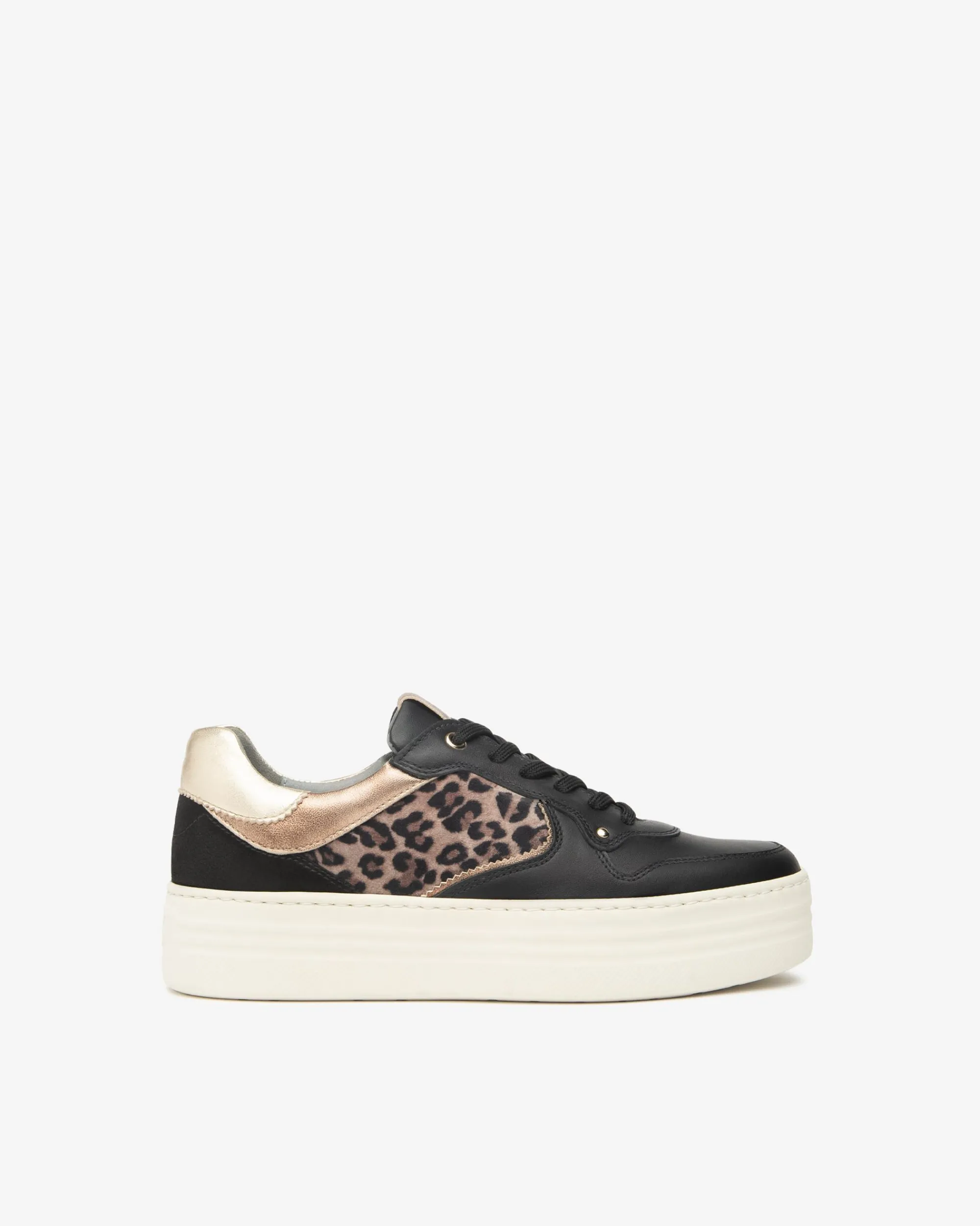 Nero Giardini Sneakers Donna in Pelle, Suede e Materiale Tecnico Nero Sale