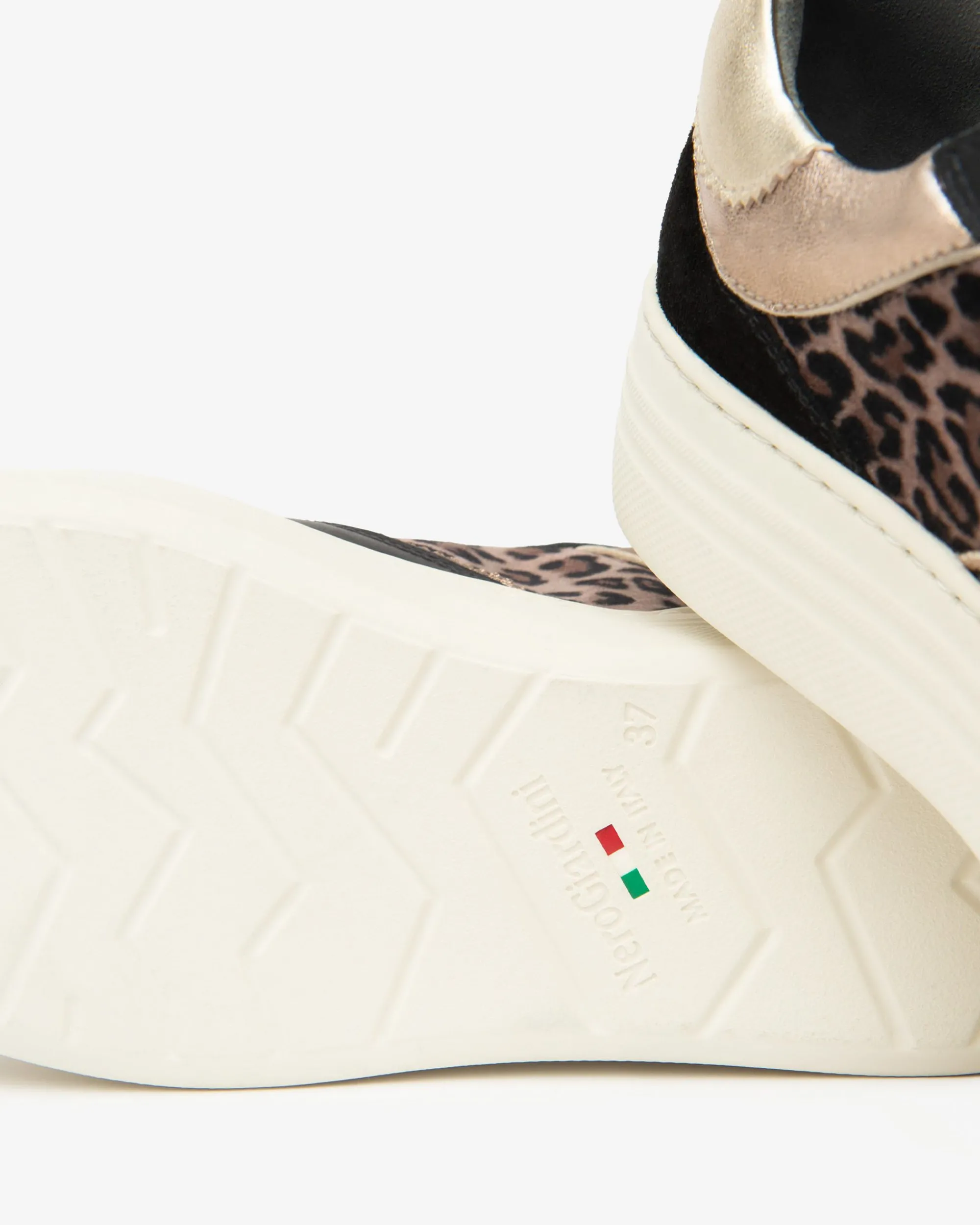 Nero Giardini Sneakers Donna in Pelle, Suede e Materiale Tecnico Nero Sale