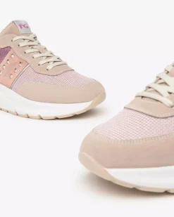 Nero Giardini Sneakers Donna in Pelle, Suede e Tela Outlet