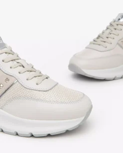 Nero Giardini Sneakers Donna in Pelle, Suede e Tela Outlet