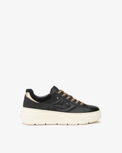 Nero Giardini Sneakers Donna in Pelle, Suede e Materiale Tecnico Nero Best