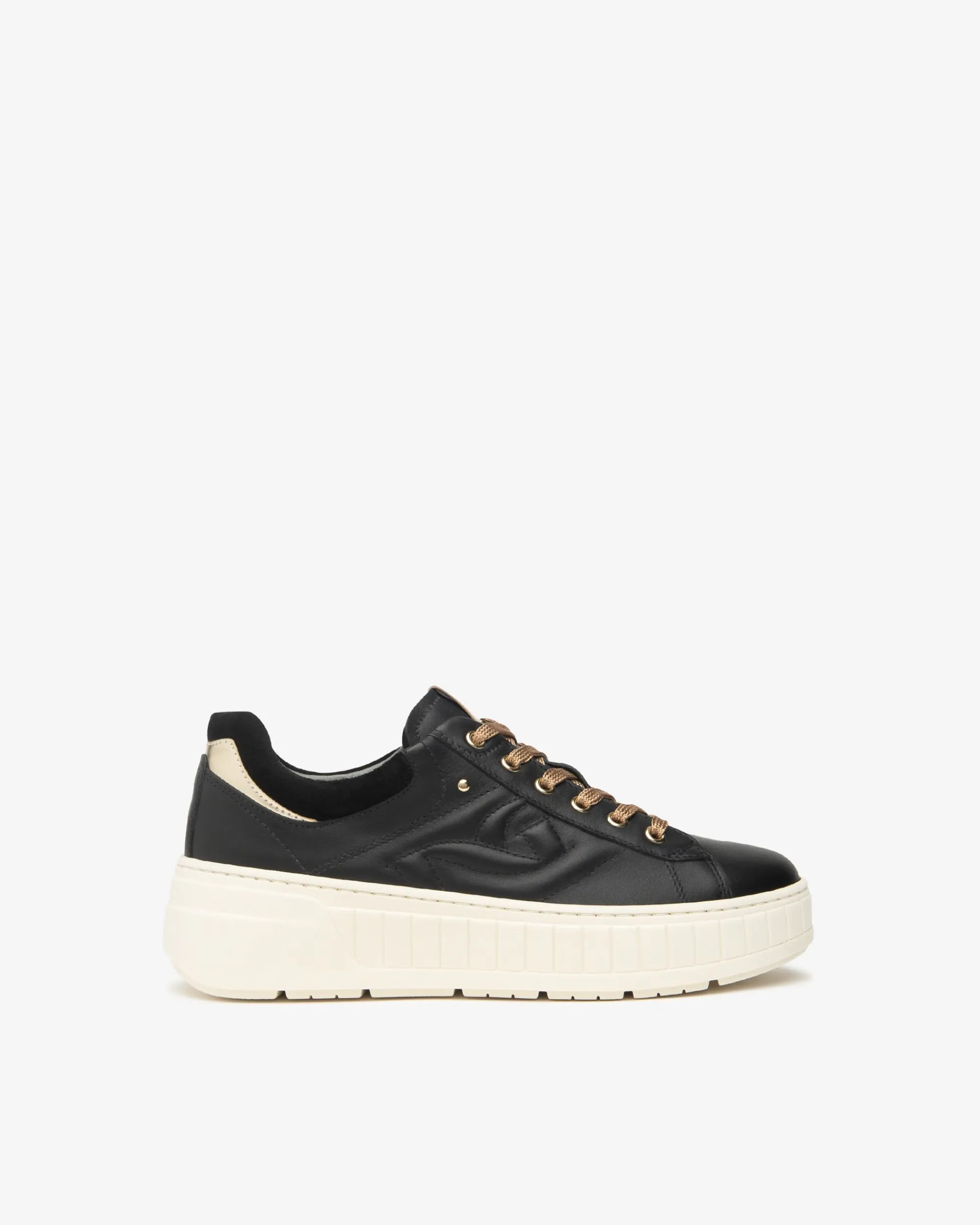 Nero Giardini Sneakers Donna in Pelle, Suede e Materiale Tecnico Nero Best