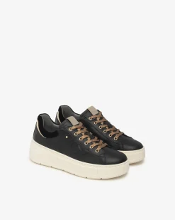 Nero Giardini Sneakers Donna in Pelle, Suede e Materiale Tecnico Nero Best