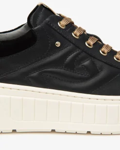 Nero Giardini Sneakers Donna in Pelle, Suede e Materiale Tecnico Nero Best