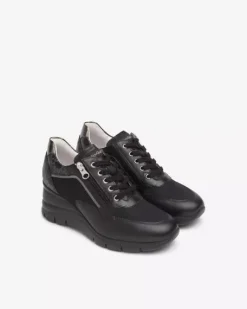 Nero Giardini Sneakers Donna in Pelle, Tela e Materiale Tecnico Hot