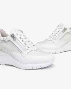 Nero Giardini Sneakers Donna in Pelle, Tela e Materiale Tecnico Hot