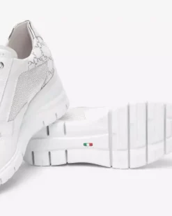 Nero Giardini Sneakers Donna in Pelle, Tela e Materiale Tecnico Hot
