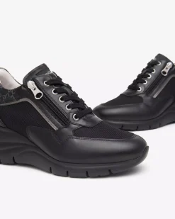 Nero Giardini Sneakers Donna in Pelle, Tela e Materiale Tecnico Hot