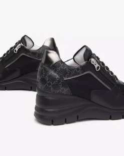 Nero Giardini Sneakers Donna in Pelle, Tela e Materiale Tecnico Hot