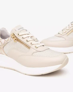 Nero Giardini Sneakers Donna in Pelle, Tela e Materiale Tecnico Clearance