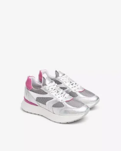 Nero Giardini Sneakers Donna in Pelle, Tela e Suede Sale