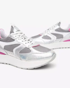 Nero Giardini Sneakers Donna in Pelle, Tela e Suede Sale