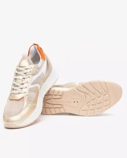 Nero Giardini Sneakers Donna in Pelle, Tela e Suede Sale