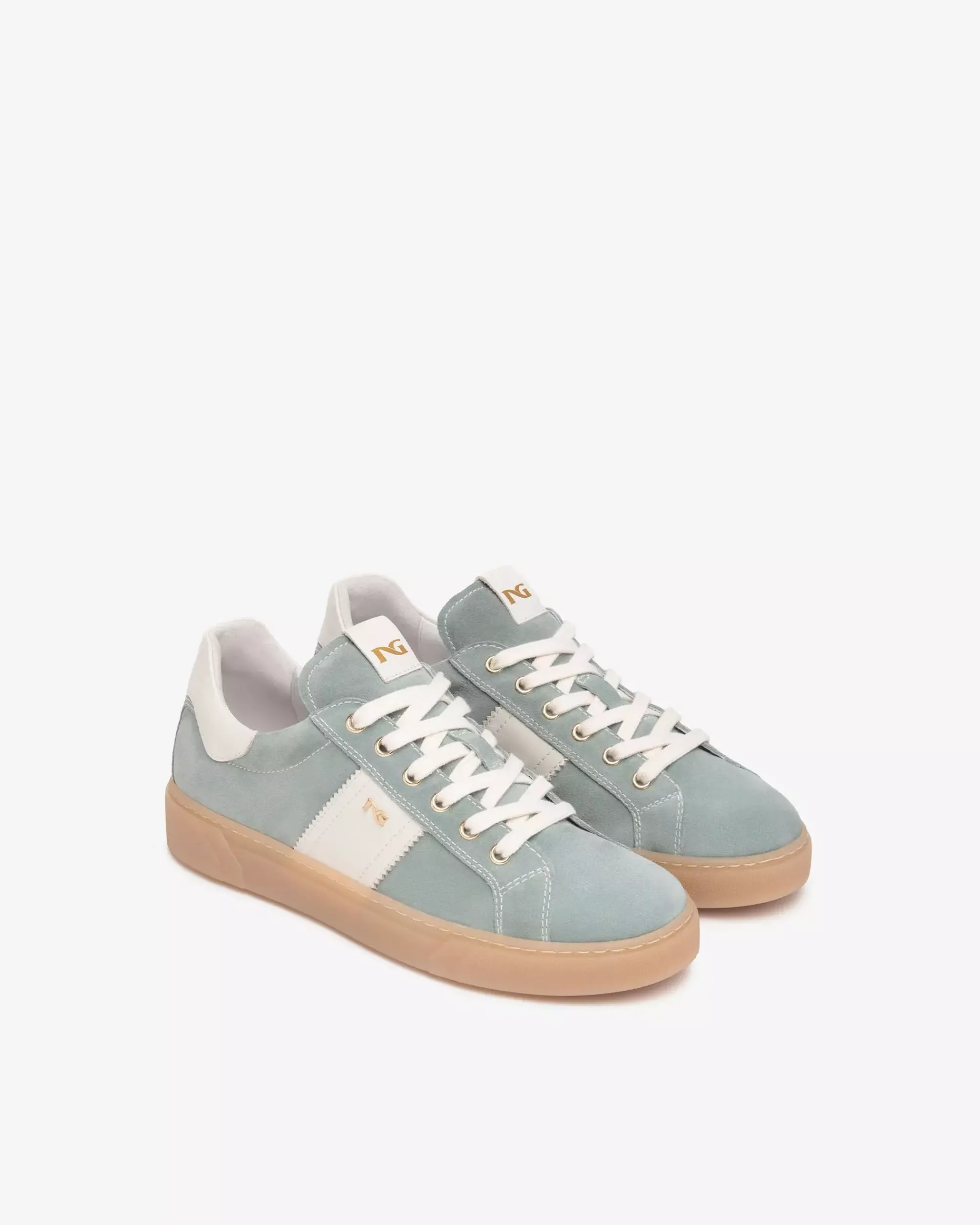 Nero Giardini Sneakers Donna in Suede e Pelle