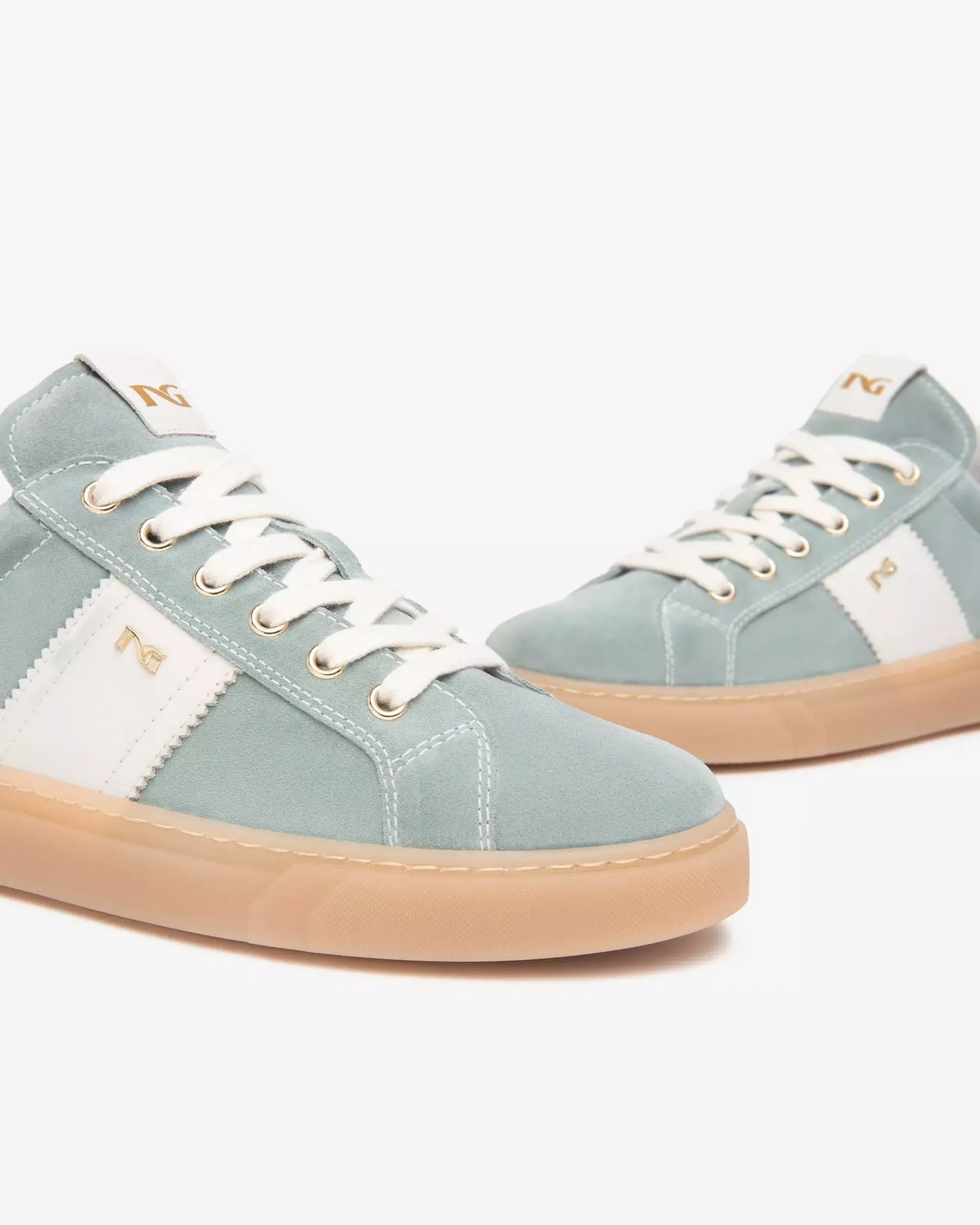Nero Giardini Sneakers Donna in Suede e Pelle