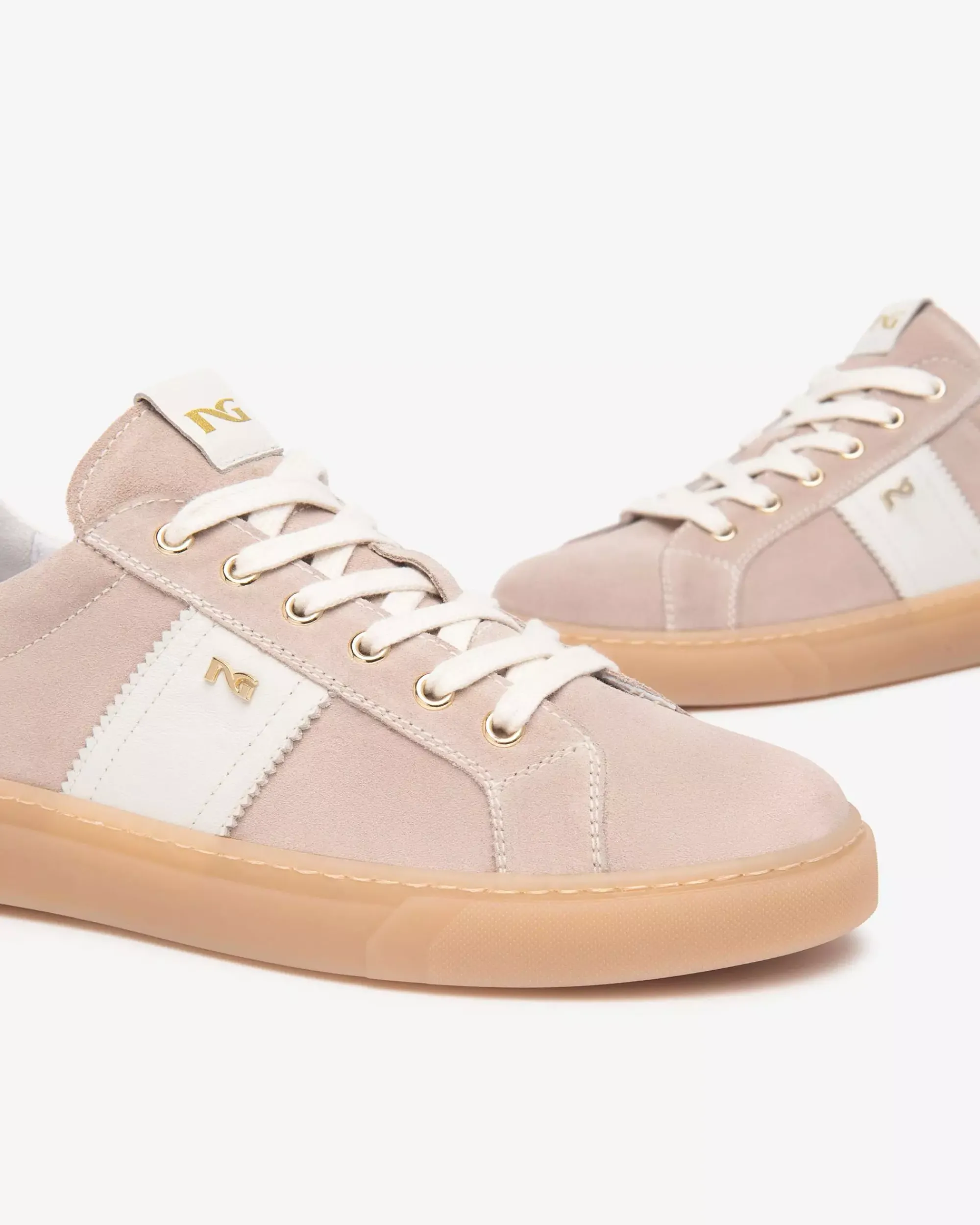 Nero Giardini Sneakers Donna in Suede e Pelle