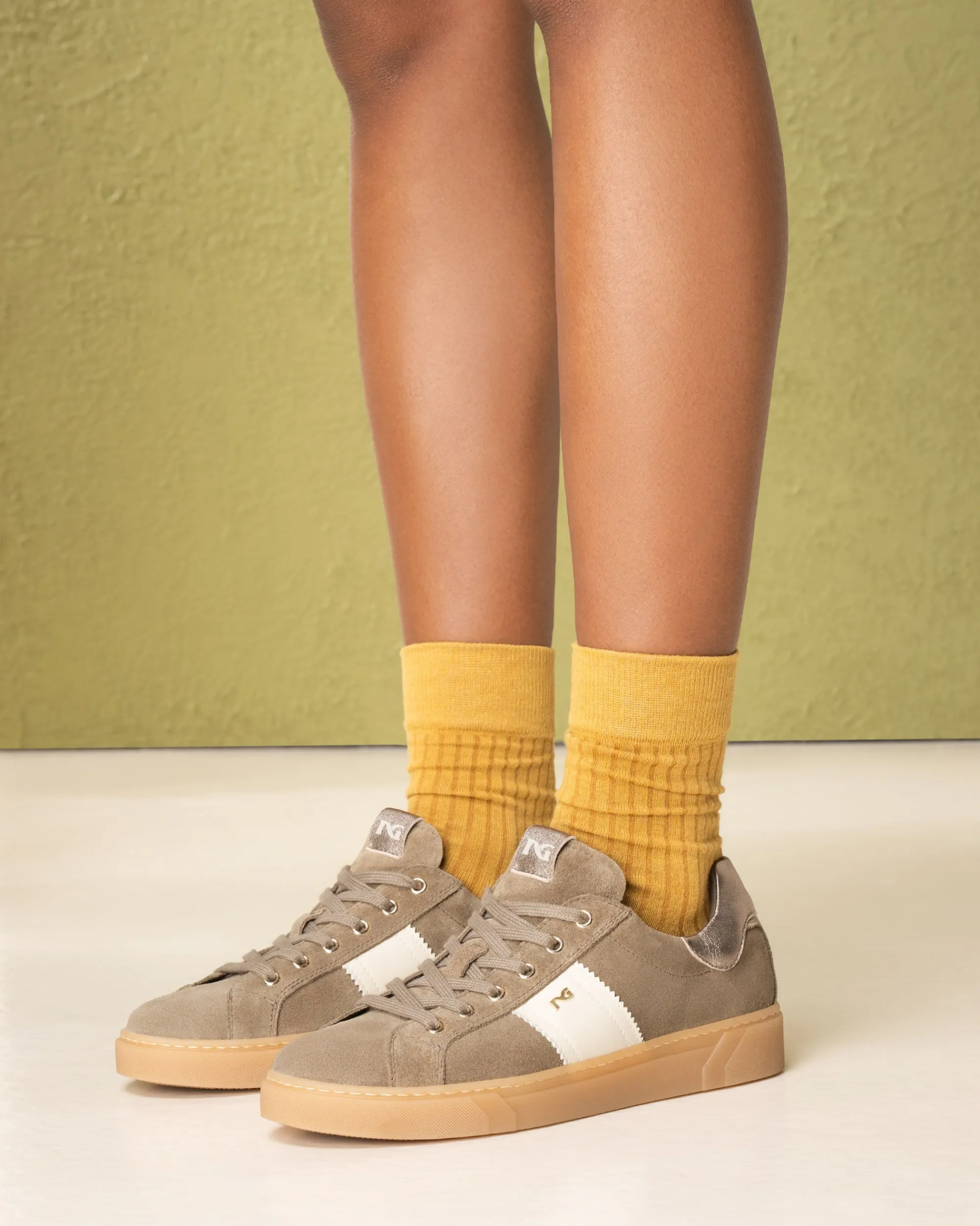 Nero Giardini Sneakers Donna in Suede e Pelle Best