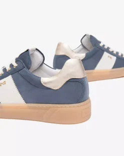 Nero Giardini Sneakers Donna in Suede e Pelle Avio Discount
