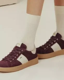 Nero Giardini Sneakers Donna in Suede e Pelle Rosso Sale