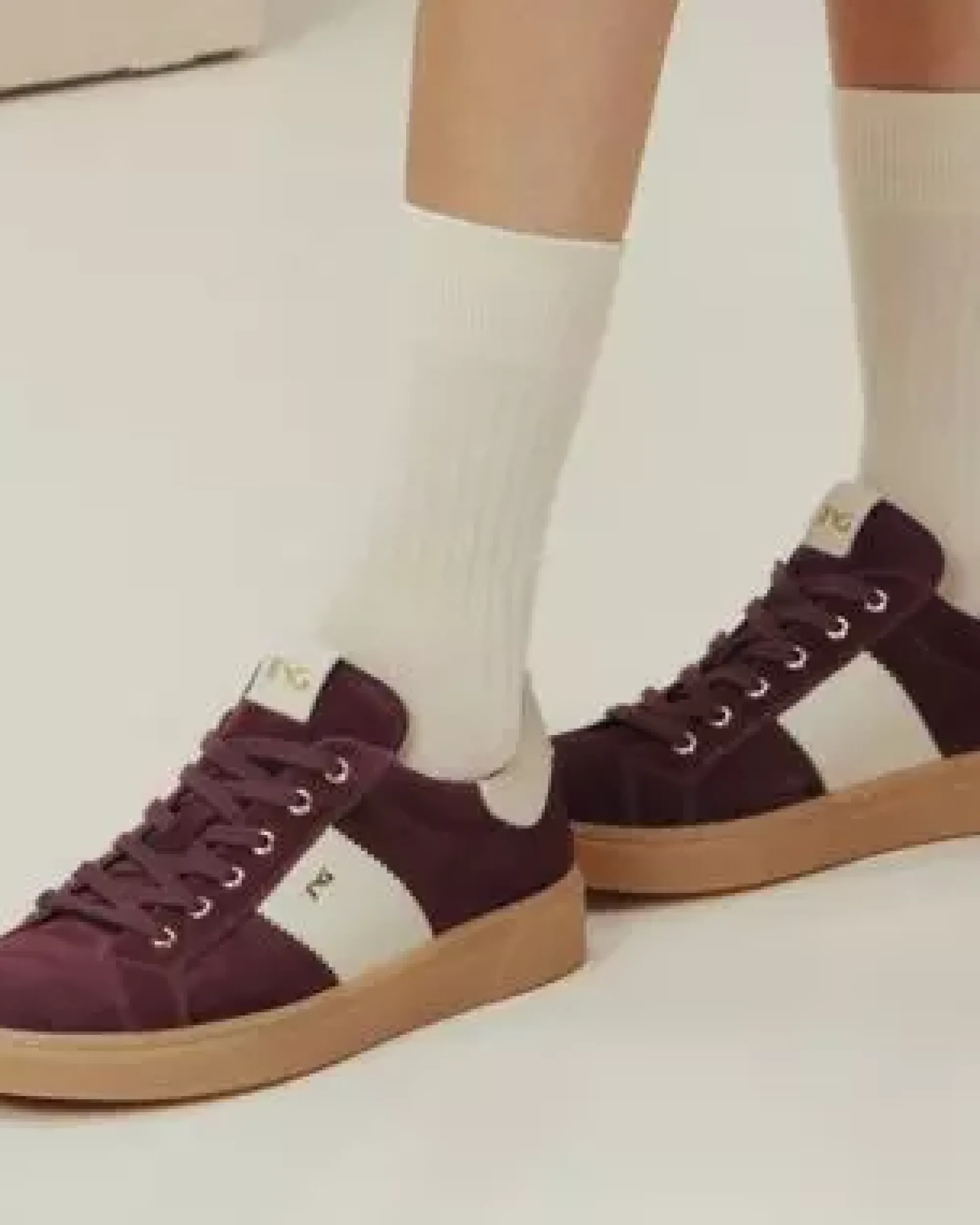 Nero Giardini Sneakers Donna in Suede e Pelle Rosso Sale