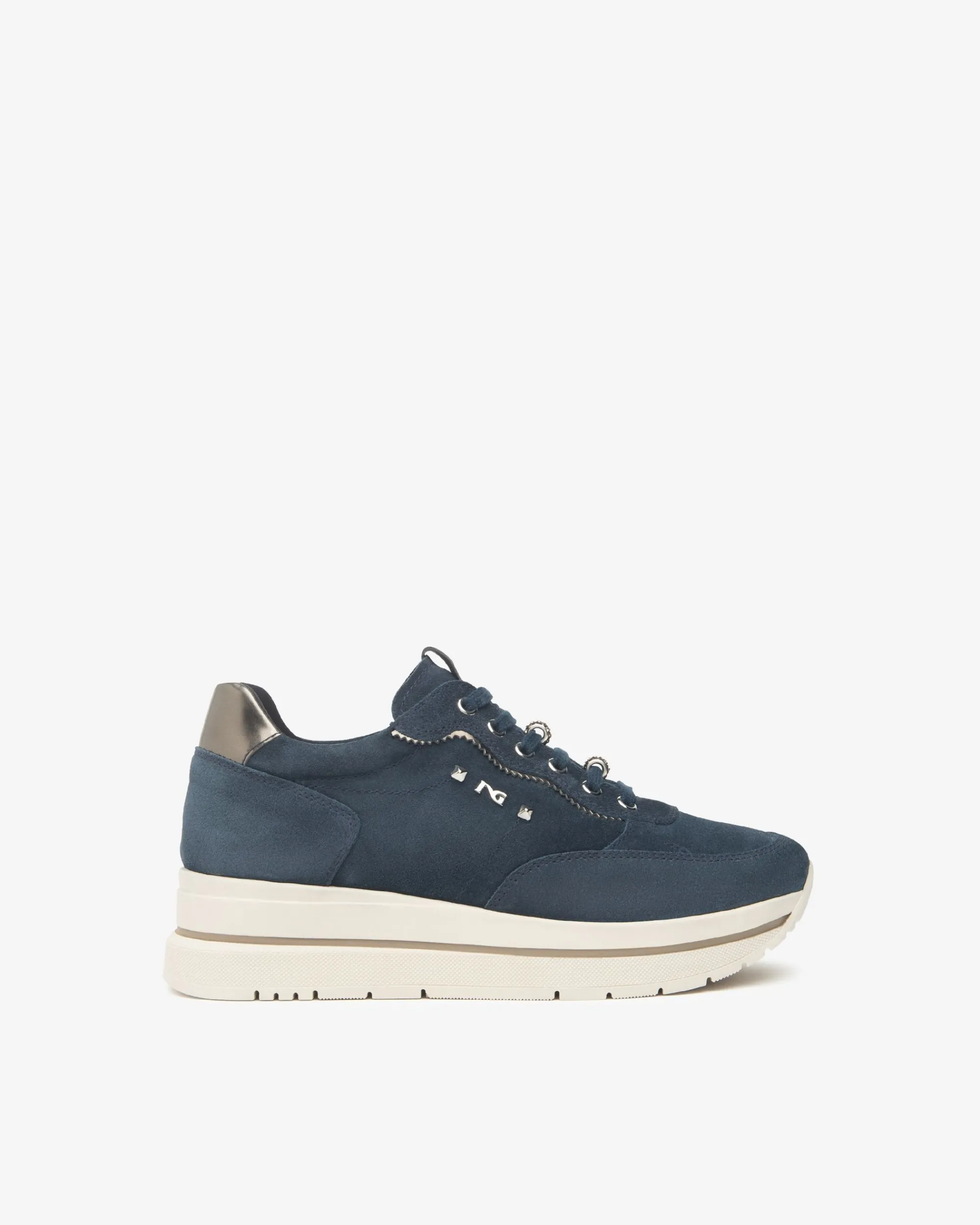 Nero Giardini Sneakers Donna in Suede e Materiale Tecnico Clearance