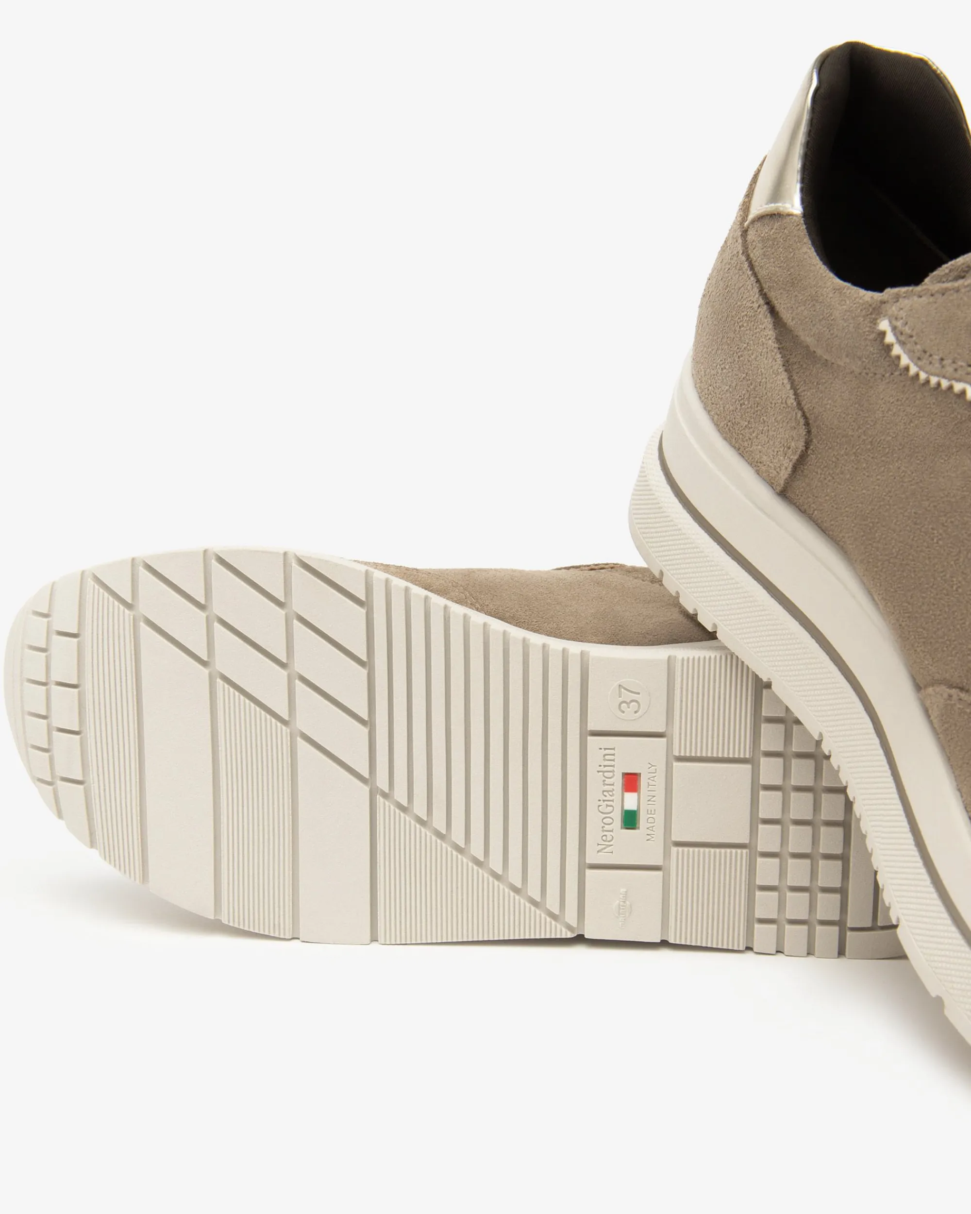 Nero Giardini Sneakers Donna in Suede e Materiale Tecnico Clearance