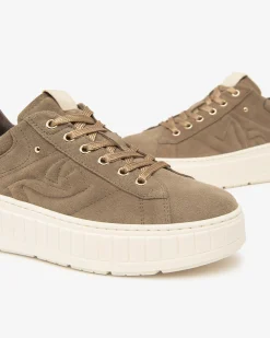 Nero Giardini Sneakers Donna in Suede, Pelle e Materiale Tecnico Online