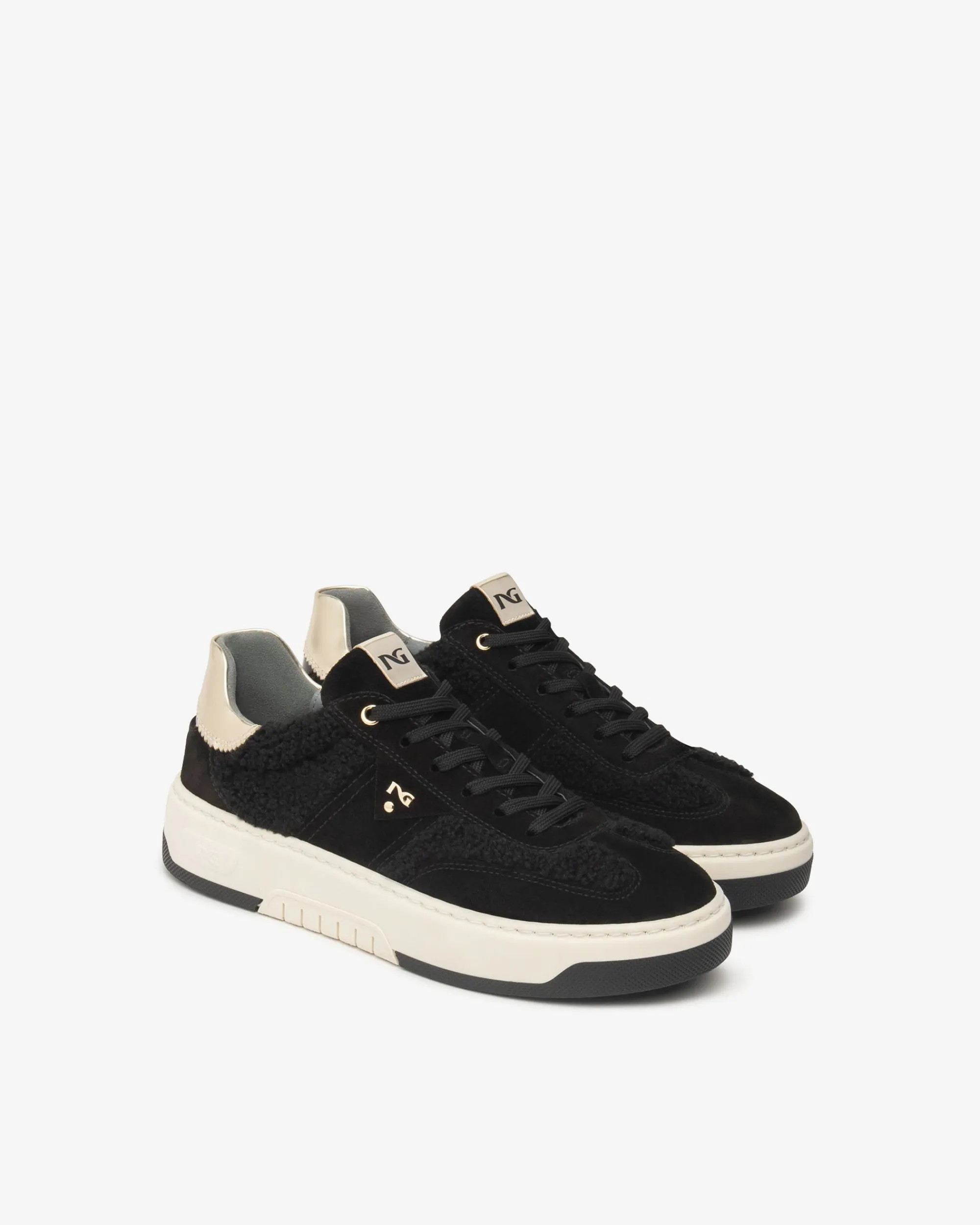 Nero Giardini Sneakers Donna in Suede, Tessuto e Materiale Tecnico Sale