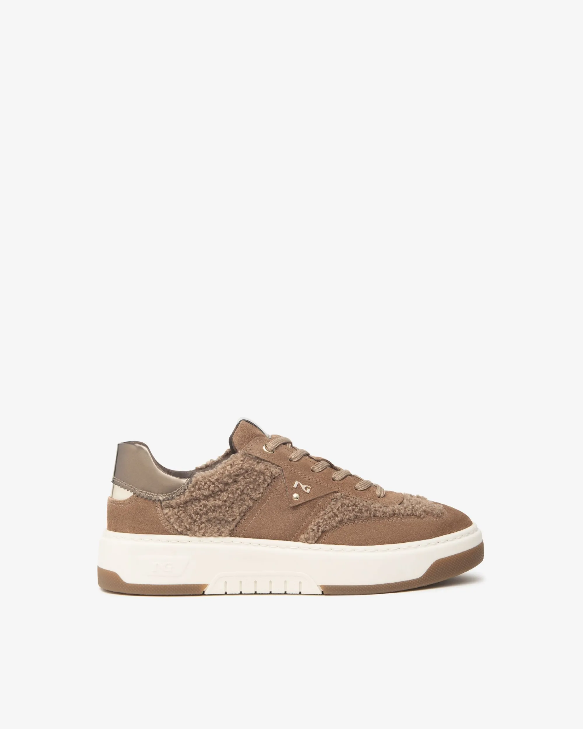 Nero Giardini Sneakers Donna in Suede, Tessuto e Materiale Tecnico Sale
