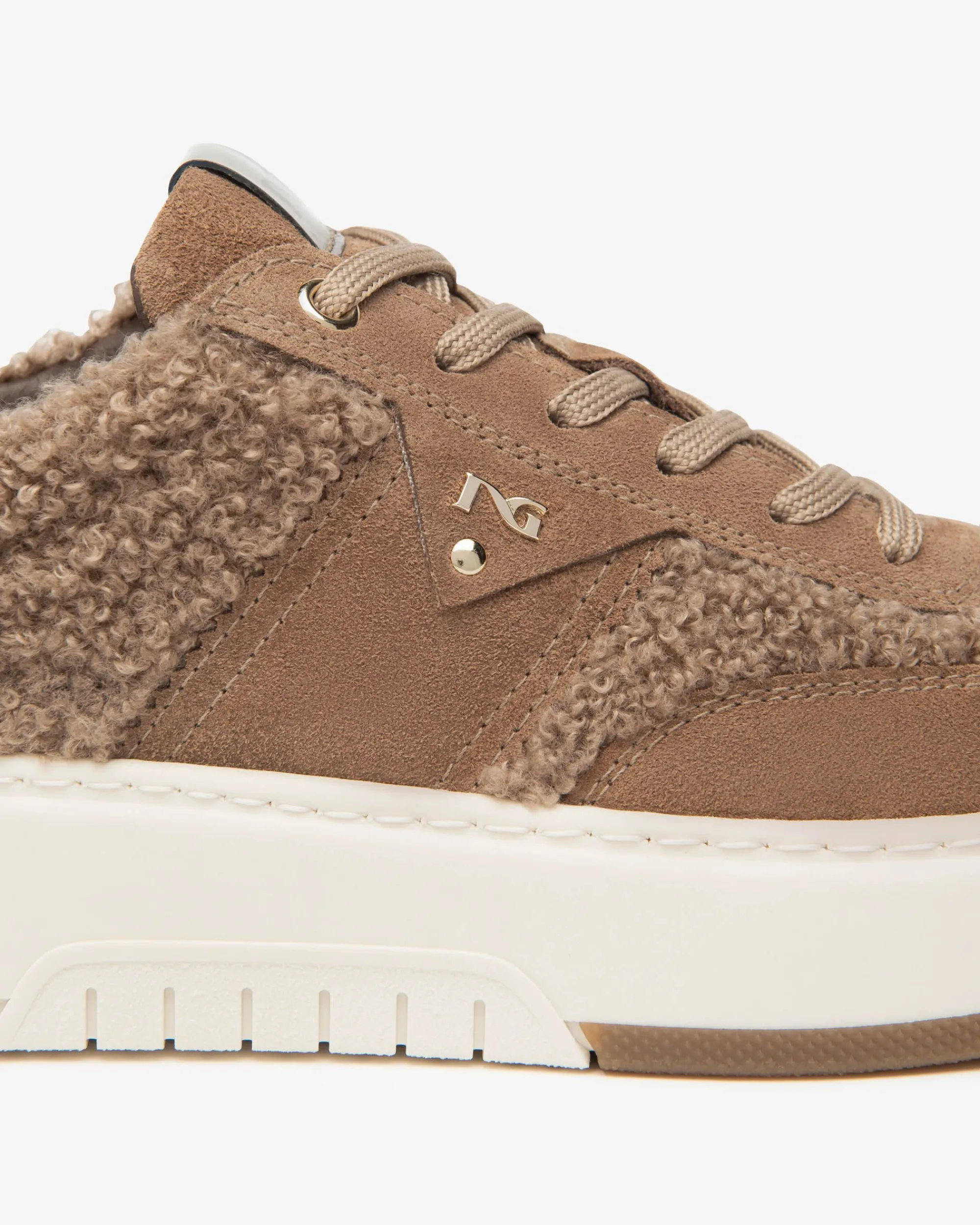 Nero Giardini Sneakers Donna in Suede, Tessuto e Materiale Tecnico Sale