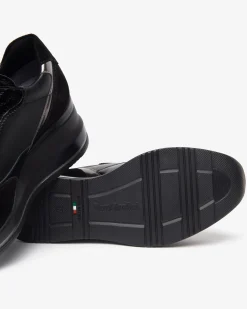 Nero Giardini Sneakers Donna in Suede,Vernice, Pelle e Materiale Tecnico