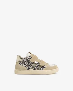 Nero Giardini Sneakers Junior da Bambina in Camoscio, Pelle e Materiale Tecnico Beige Outlet