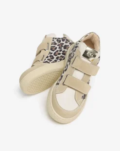 Nero Giardini Sneakers Junior da Bambina in Camoscio, Pelle e Materiale Tecnico Beige Outlet