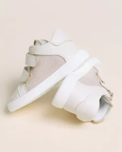 Nero Giardini Sneakers Junior da Bambino in Pelle e Tela New