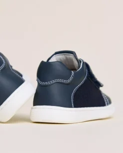 Nero Giardini Sneakers Junior da Bambino in Pelle e Tela New