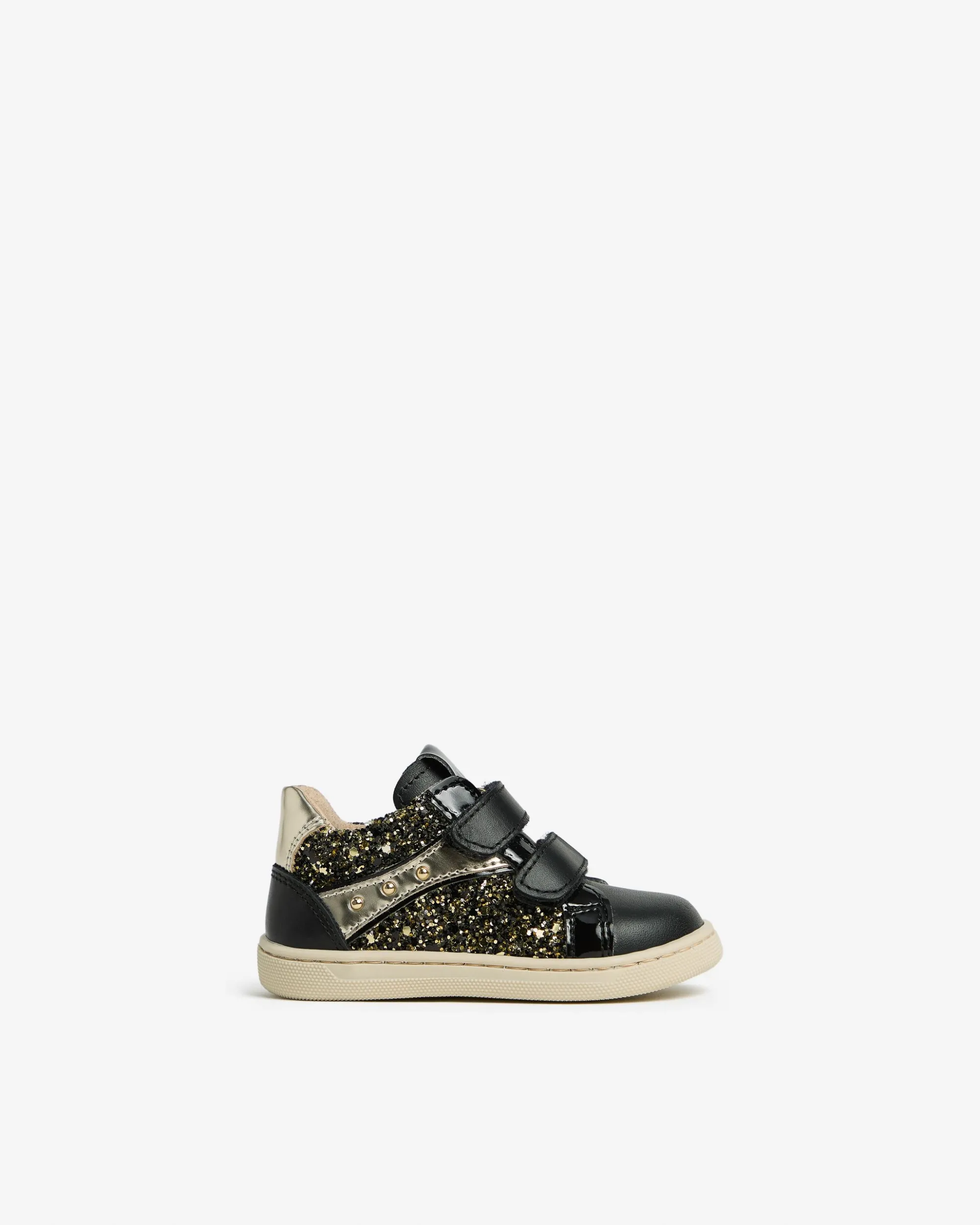 Nero Giardini Sneakers Junior da Bambina in Materiale Tecnico e Pelle Nero Clearance
