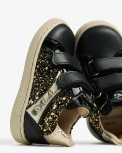 Nero Giardini Sneakers Junior da Bambina in Materiale Tecnico e Pelle Nero Clearance