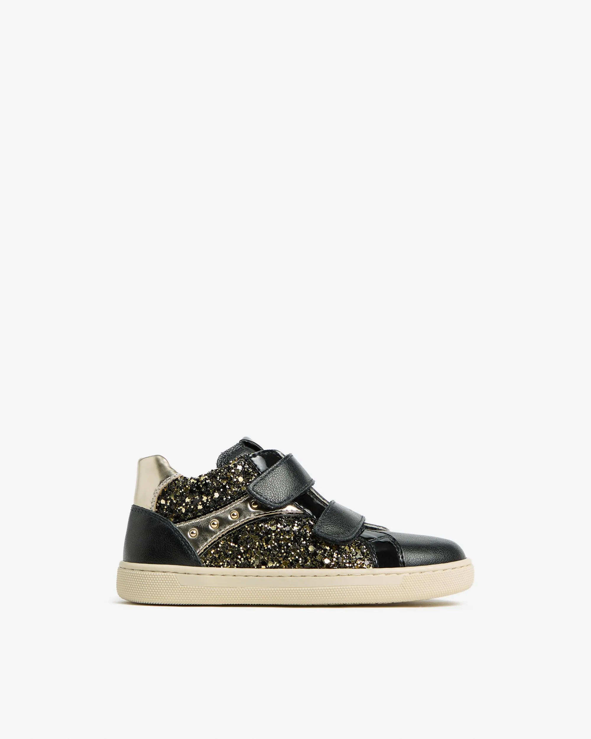 Nero Giardini Sneakers Junior da Bambina in Materiale Tecnico e Pelle Nero Clearance