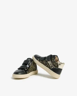 Nero Giardini Sneakers Junior da Bambina in Materiale Tecnico e Pelle Nero Clearance