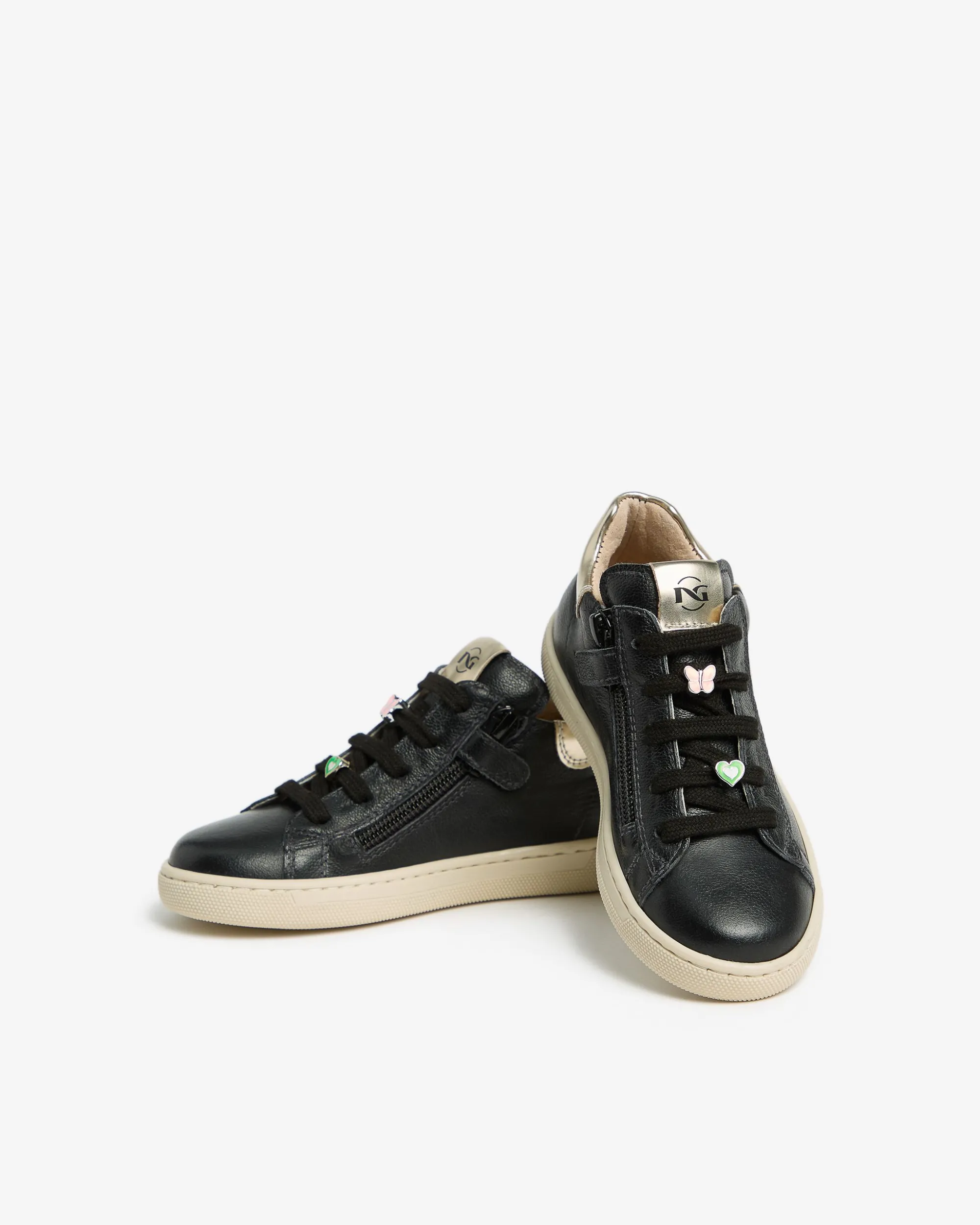 Nero Giardini Sneakers Junior da Bambina in Pelle e Materiale Tecnico New