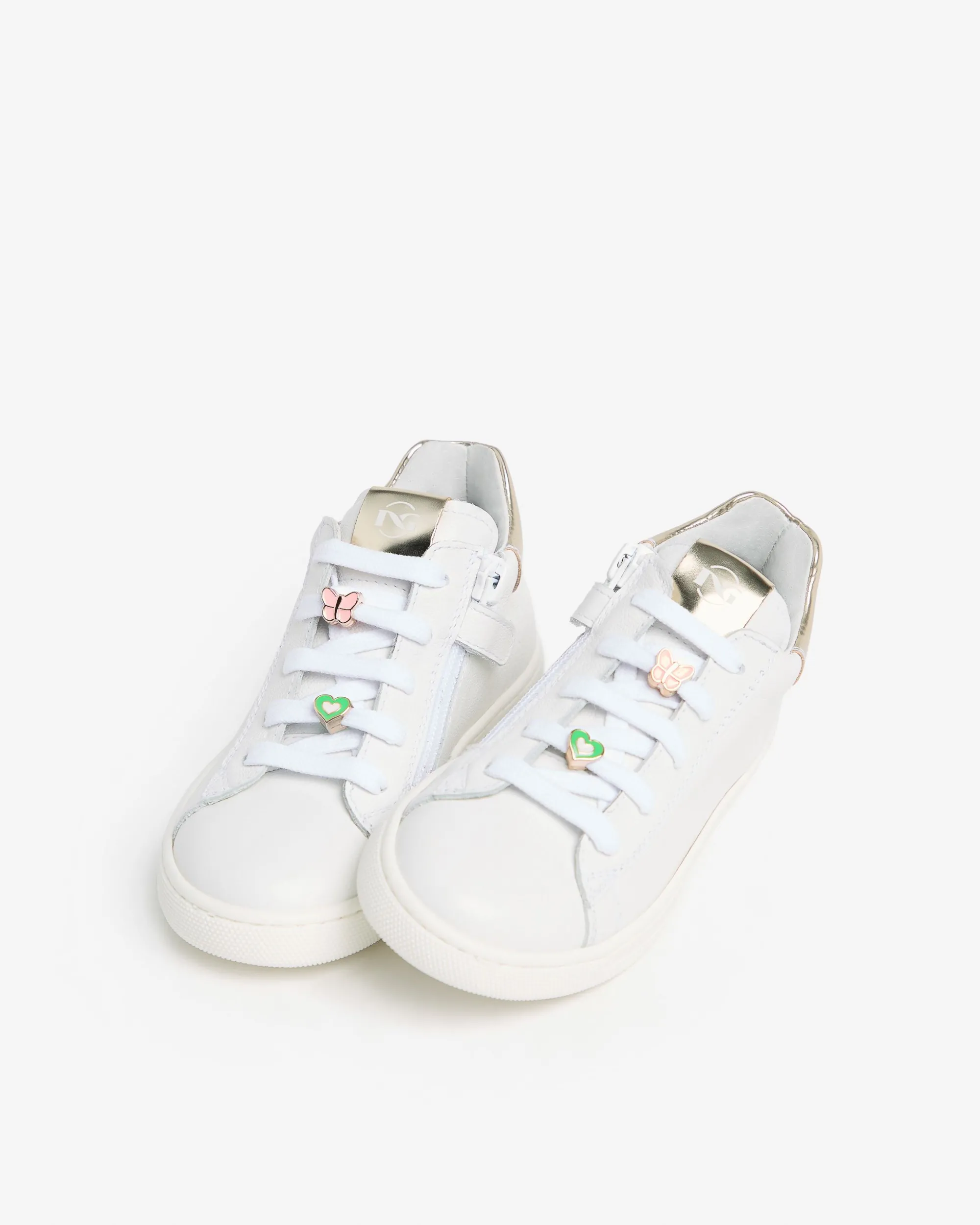 Nero Giardini Sneakers Junior da Bambina in Pelle e Materiale Tecnico New