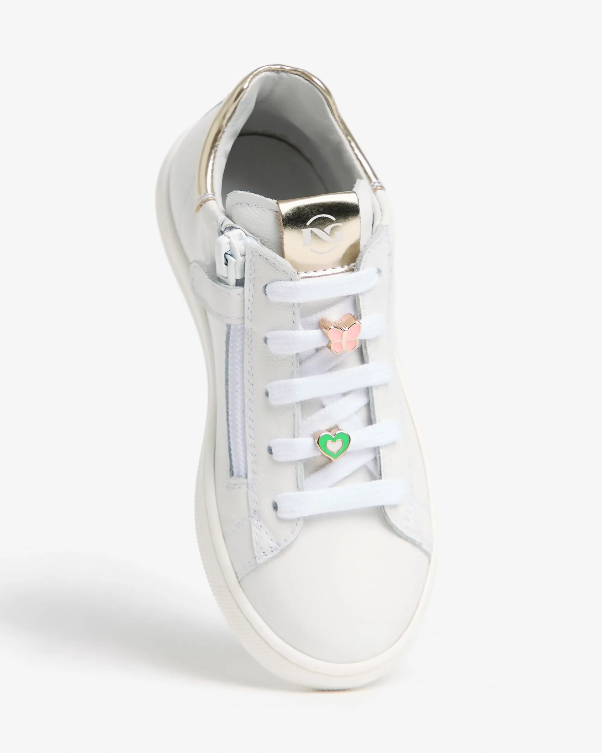 Nero Giardini Sneakers Junior da Bambina in Pelle e Materiale Tecnico New