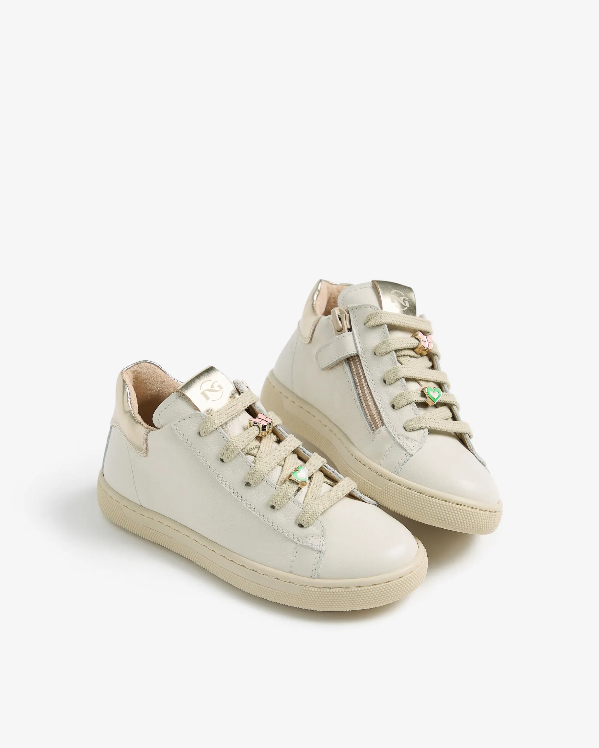 Nero Giardini Sneakers Junior da Bambina in Pelle e Materiale Tecnico New