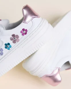 Nero Giardini Sneakers Junior da Bambina in Pelle e Materiale Tecnico Hot