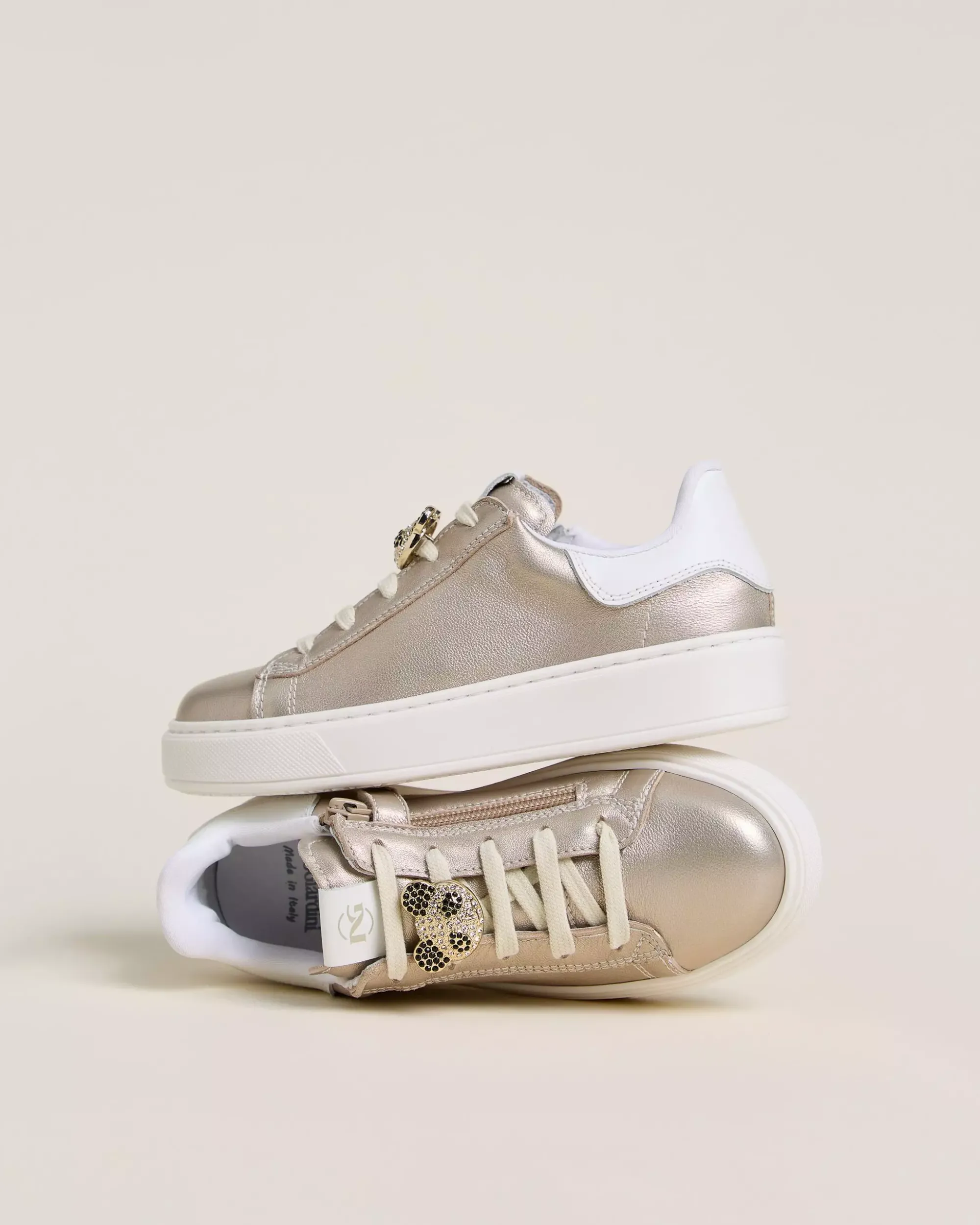 Nero Giardini Sneakers Teen da Ragazza in Pelle e Materiale Tecnico Online