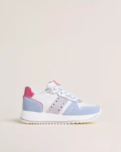 Nero Giardini Sneakers Teen da Ragazza in Pelle, Camoscio e Materiale Tecnico Sale