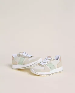 Nero Giardini Sneakers Teen da Ragazza in Pelle, Camoscio e Materiale Tecnico Sale